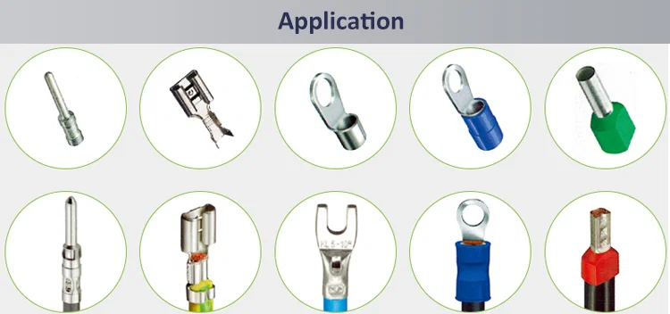 application of Wire Crimp Tool, Electrical Wire Crimper, Terminal Crimper